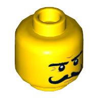 Lego hlava, žlutá (6057836)
